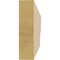 Ekena Millwork 2in. W x 8in. H x 24in. L Garner Woodgrain TimberThane Rafter Tail, Primed Tan RFTUR02X08X24GARRCPR - alternate 5